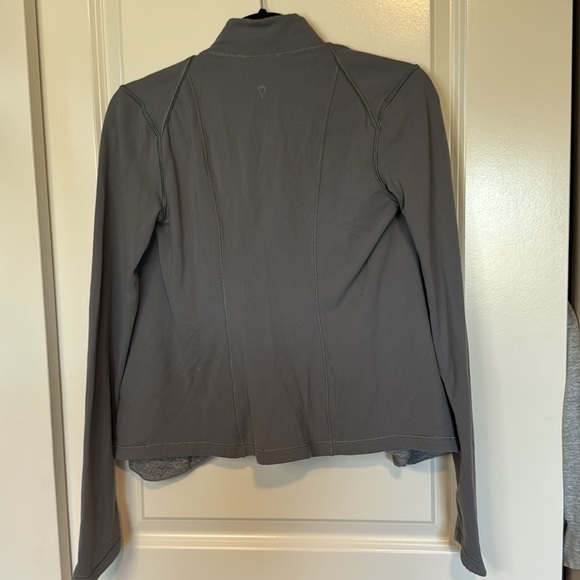 IVIVVA by Lululemon Wrap Jacket Thumbholes Two Tone Gray Women's Gray Ja… - Picture 4 of 9
